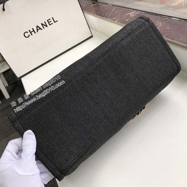 Chanel專櫃新款購物包女包 66941 香奈兒小牛皮沙灘包托特購物袋 djc5800